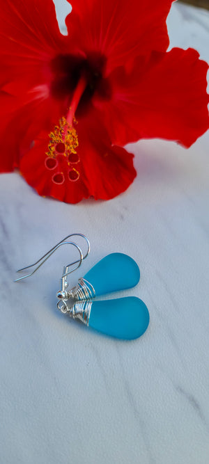 Nui Earrings • Pacific Blue