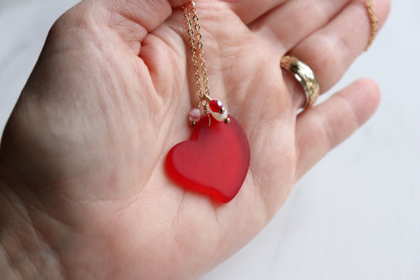 正規品・関税込み◆HEI◆heart Y drop necklace 18K Gold-Plated Heart Drop Y-Necklace – Ani Mayim Boutique