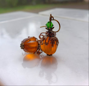 Autumn Pumpkin Earrings