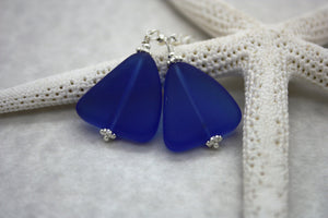 Ehu Kai Earrings • Cobalt Blue