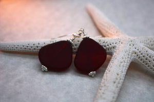 Ehu Kai Earrings • Candy Apple Red