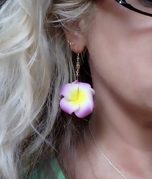 Keilani Earrings • Sunset Orchid