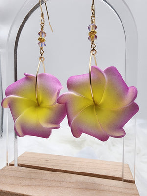 Keilani Earrings • Sunset Orchid
