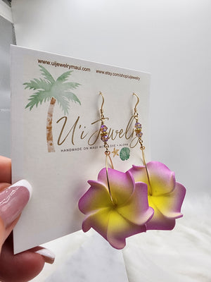 Keilani Earrings • Sunset Orchid