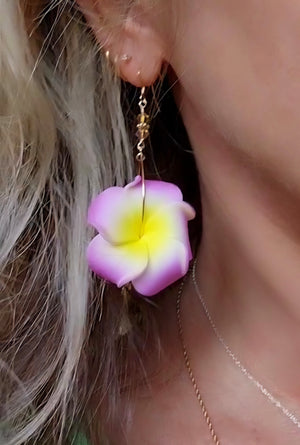 Keilani Earrings • Sunset Orchid