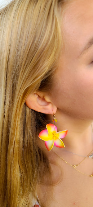 Anuenue Plumeria Earrings