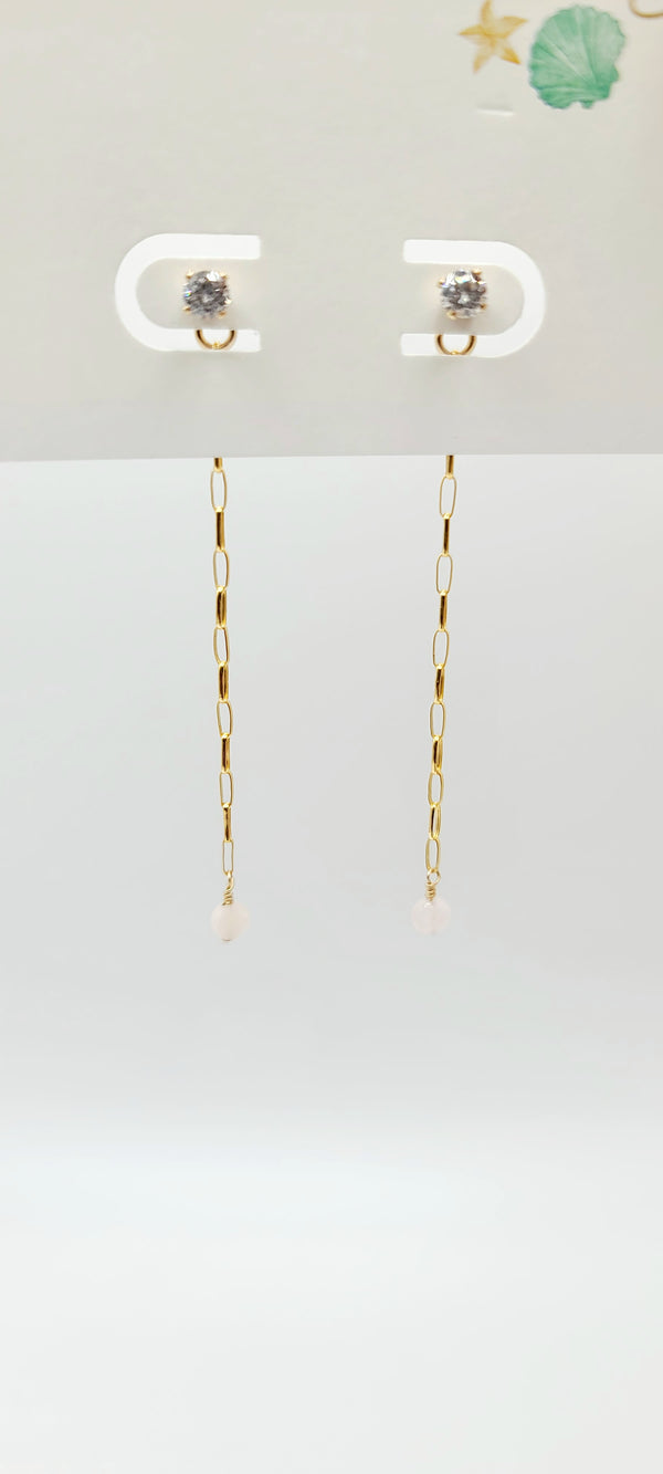 Beryl Chain Earrings