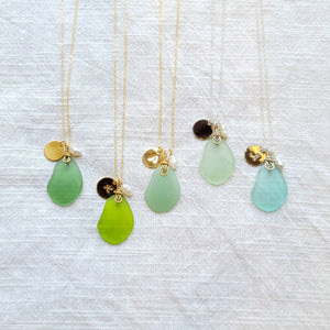 Alana Necklace • Five Shades of Green