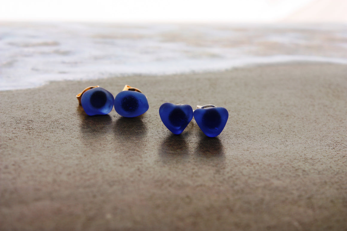Nulu Earrings • Genuine Sea Glass