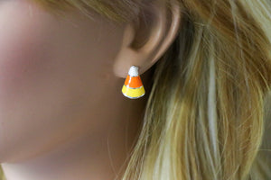 Candy Corn Stud Earrings