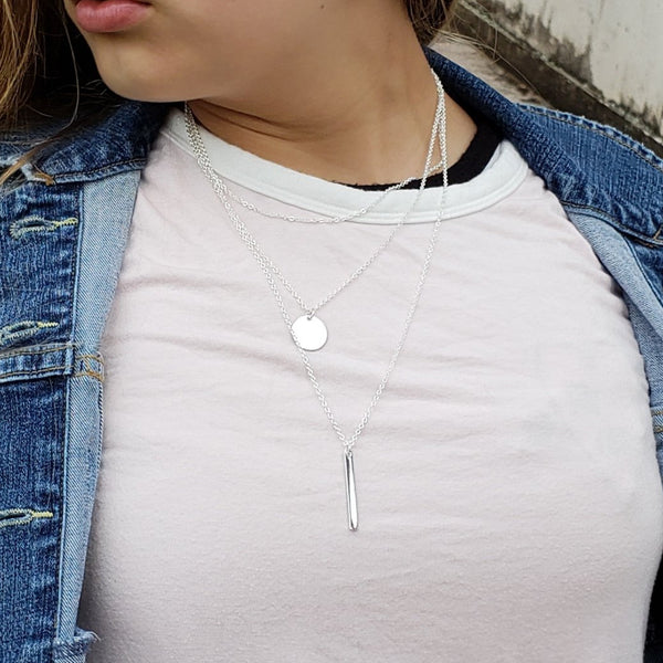 Layering Necklace Set of 3 • Gold