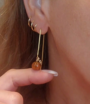 Mini Pumpkin Earrings