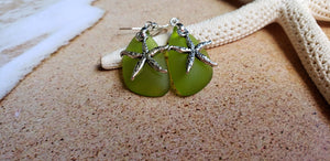 Poulila Earrings • Kelp Green