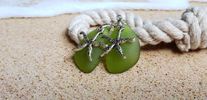 Poulila Earrings • Kelp Green
