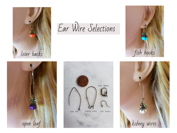 Pumpkin Earrings • Various Colors