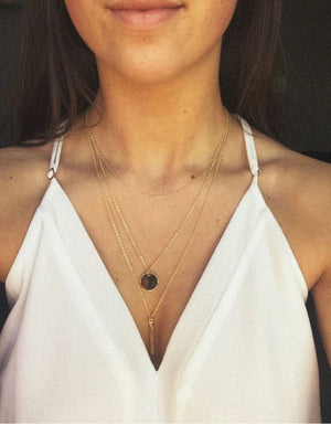 Layering Necklace Set of 3 • Gold