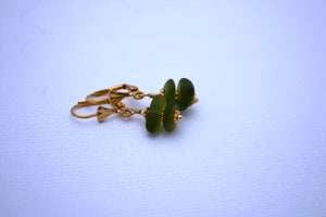 Ko'iele Earrings • Kelp Green