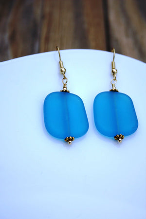 Ehu Kai Earrings • Pacific Blue