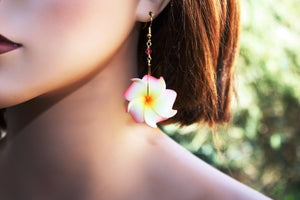 Pua Nani Earrings • Pastel Peach