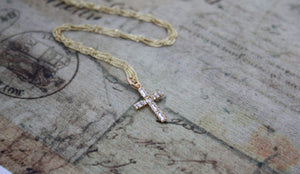 Religious Confirmation Cross Necklace