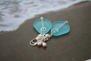 Laulea Earrings • Turquoise Bay Blue