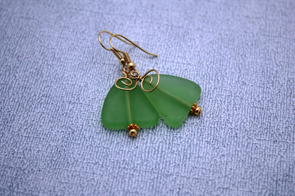Ihilani Earrings • Kelp Green