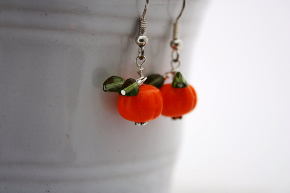 Cute Pumpkin Earrings