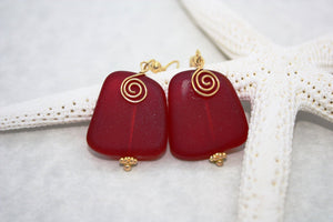 Ihilani Earrings • Fire Red