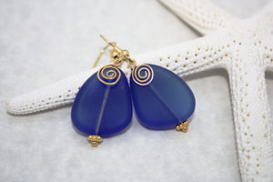 Ihilani Earrings • Cobalt Blue