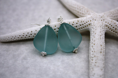 Ehu Kai Earrings • Aqua Blue